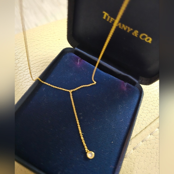 Tiffany & Co. Gold Y By the Yard Necklace - Picture 5 of 11